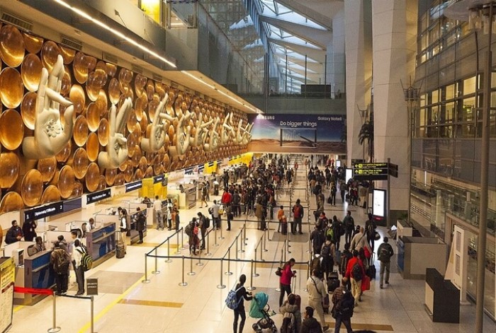 Sân bay NelDehi - một trong những sân bay quốc tế nắm giữ lượng khách lớn tại Ấn Độ