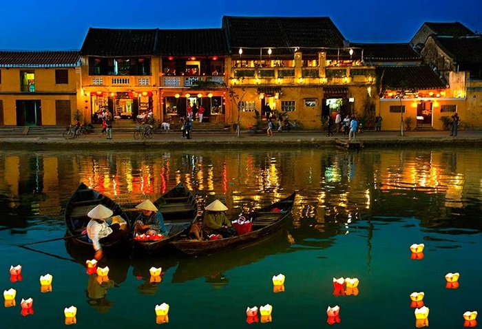 Phố Cổ Hội An nằm ở hạ lưu sông Thu Bồn, tỉnh Quảng Nam ở nước ta
