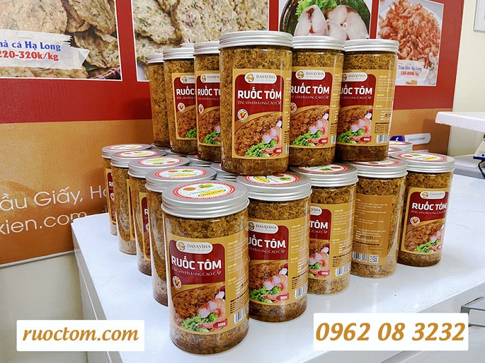 Cách sử dụng vào bảo quản ruốc tôm Quảng Ninh