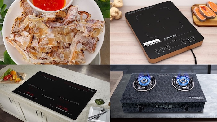Nướng mực khô tại nhà bằng bếp ga không khó