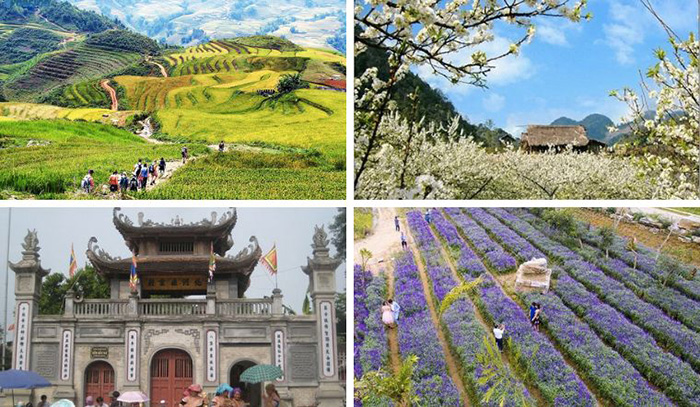 Du lịch Bắc Hà nổi bật với nhiều điểm tham quan hấp dẫn như chợ phiên, dinh thự cổ và các bản làng dân tộc.