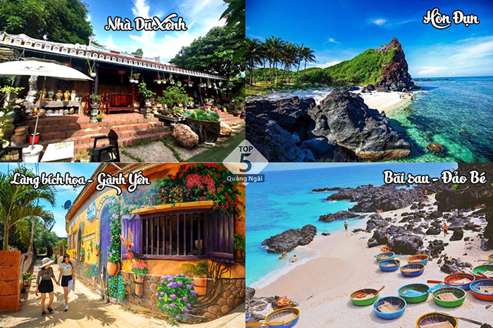 Khám phá cảnh đẹp thiên nhiên và văn hóa địa phương khi du lịch Quảng Ngãi.