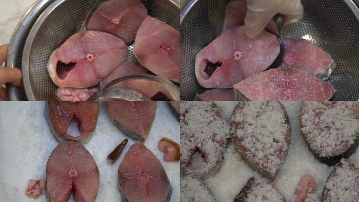 Sơ chế cá thu
